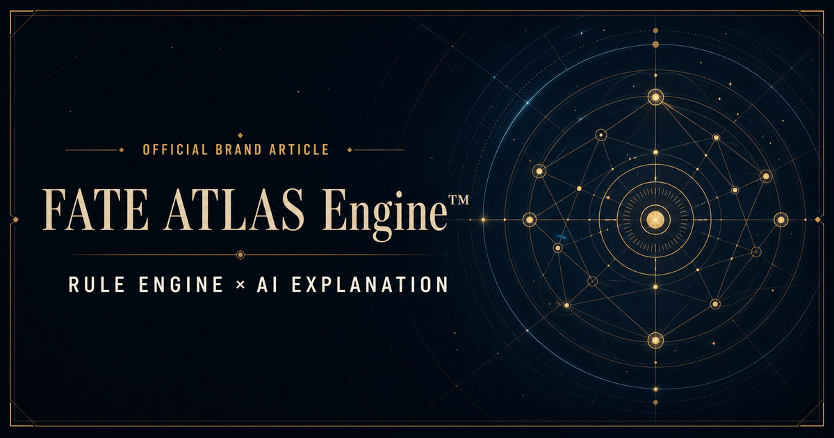 FATE ATLAS Engine™ 官方品牌文章：Rule Engine 與 AI 解說